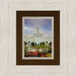 Mount Timpanogos Temple Morning Garden
