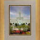 Mount Timpanogos Temple Morning Garden