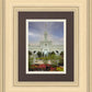 Mount Timpanogos Temple Morning Garden