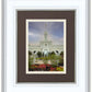 Mount Timpanogos Temple Morning Garden