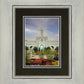 Mount Timpanogos Temple Morning Garden