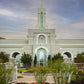 Mount Timpanogos Temple Morning Garden