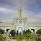 Mount Timpanogos Temple Morning Garden