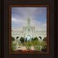 Mount Timpanogos Temple Morning Garden