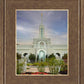 Mount Timpanogos Temple Morning Garden