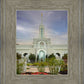 Mount Timpanogos Temple Morning Garden