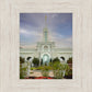 Mount Timpanogos Temple Morning Garden