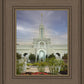 Mount Timpanogos Temple Morning Garden