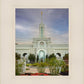 Mount Timpanogos Temple Morning Garden