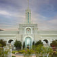 Mount Timpanogos Temple Morning Garden