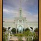 Mount Timpanogos Temple Morning Garden