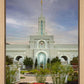 Mount Timpanogos Temple Morning Garden