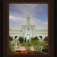 Mount Timpanogos Temple Morning Garden