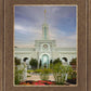 Mount Timpanogos Temple Morning Garden