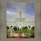 Mount Timpanogos Temple Morning Garden