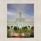 Mount Timpanogos Temple Morning Garden