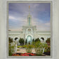Mount Timpanogos Temple Morning Garden