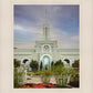 Mount Timpanogos Temple Morning Garden