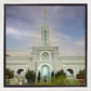 Mount Timpanogos Temple Morning Garden