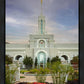 Mount Timpanogos Temple Morning Garden