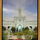 Mount Timpanogos Temple Morning Garden