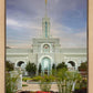 Mount Timpanogos Temple Morning Garden