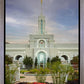 Mount Timpanogos Temple Morning Garden