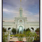 Mount Timpanogos Temple Morning Garden