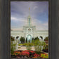 Mount Timpanogos Temple Morning Garden