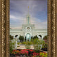 Mount Timpanogos Temple Morning Garden