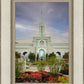 Mount Timpanogos Temple Morning Garden