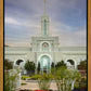Mount Timpanogos Temple Morning Garden
