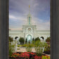 Mount Timpanogos Temple Morning Garden