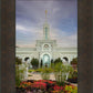 Mount Timpanogos Temple Morning Garden