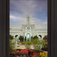 Mount Timpanogos Temple Morning Garden