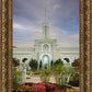 Mount Timpanogos Temple Morning Garden