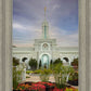 Mount Timpanogos Temple Morning Garden