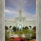 Mount Timpanogos Temple Morning Garden