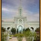 Mount Timpanogos Temple Morning Garden