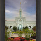 Mount Timpanogos Temple Morning Garden