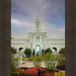 Mount Timpanogos Temple Morning Garden