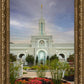 Mount Timpanogos Temple Morning Garden