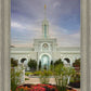 Mount Timpanogos Temple Morning Garden