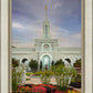 Mount Timpanogos Temple Morning Garden