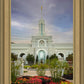 Mount Timpanogos Temple Morning Garden