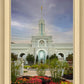 Mount Timpanogos Temple Morning Garden