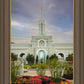 Mount Timpanogos Temple Morning Garden