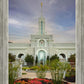 Mount Timpanogos Temple Morning Garden