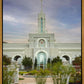 Mount Timpanogos Temple Morning Garden