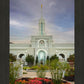 Mount Timpanogos Temple Morning Garden